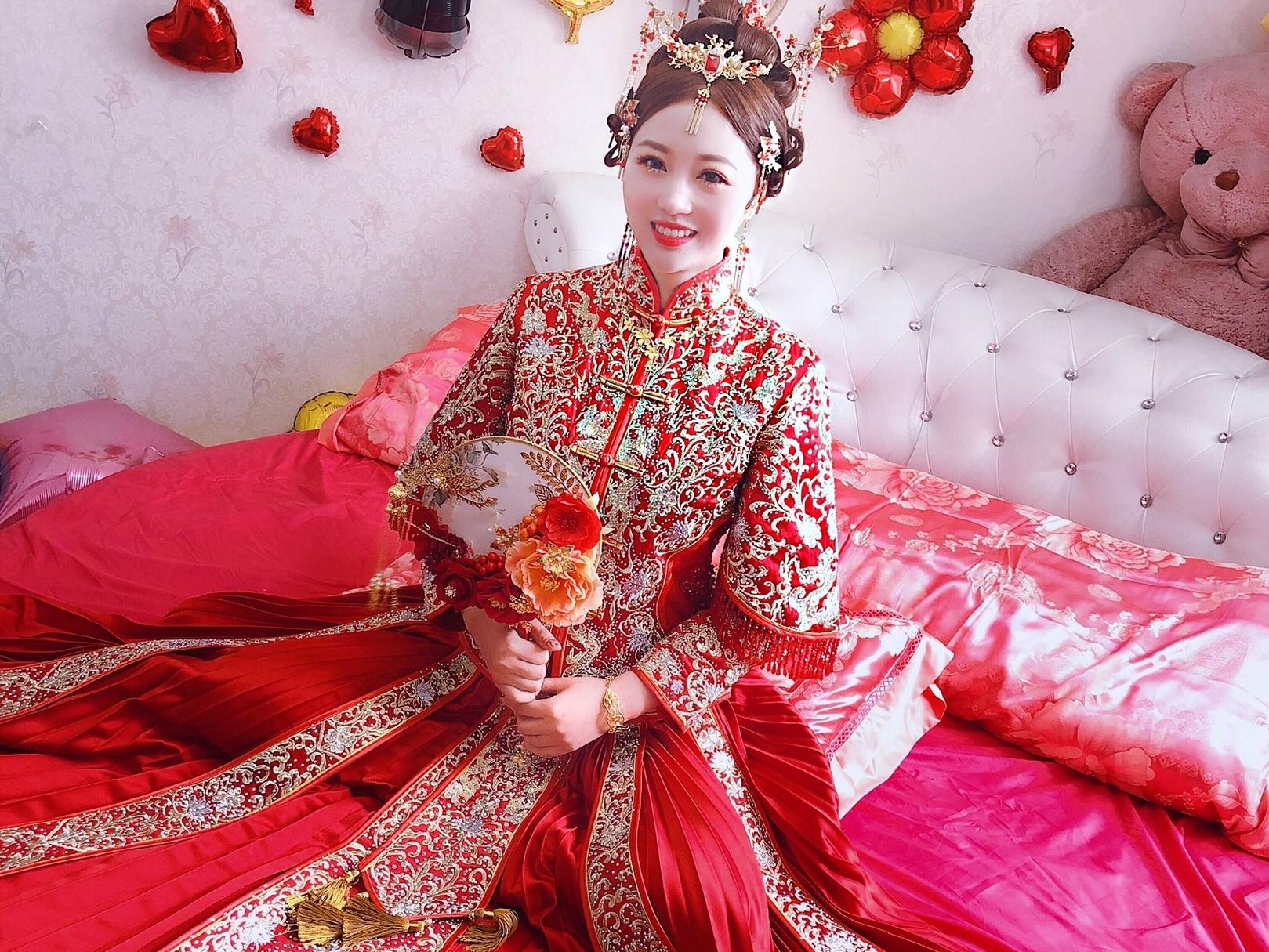 鹿鹿婚纱-中式嫁衣，金玉满堂，花开富贵