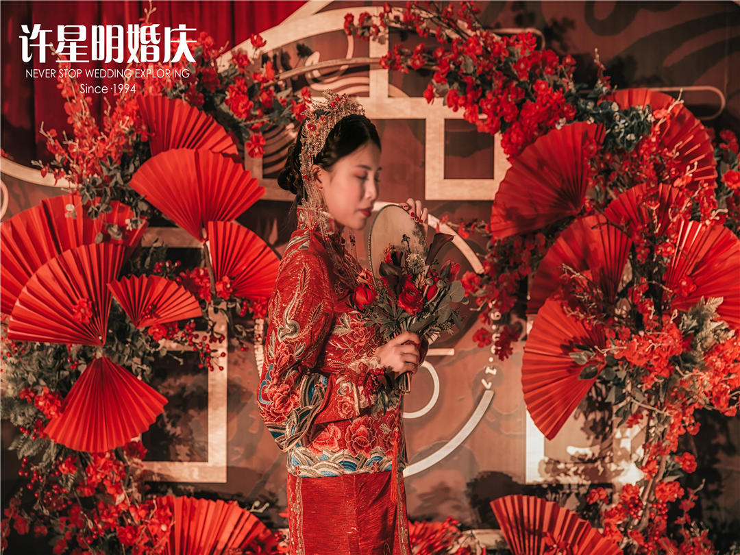 【许星明婚庆】红色中式婚礼，尽显奢华古风
