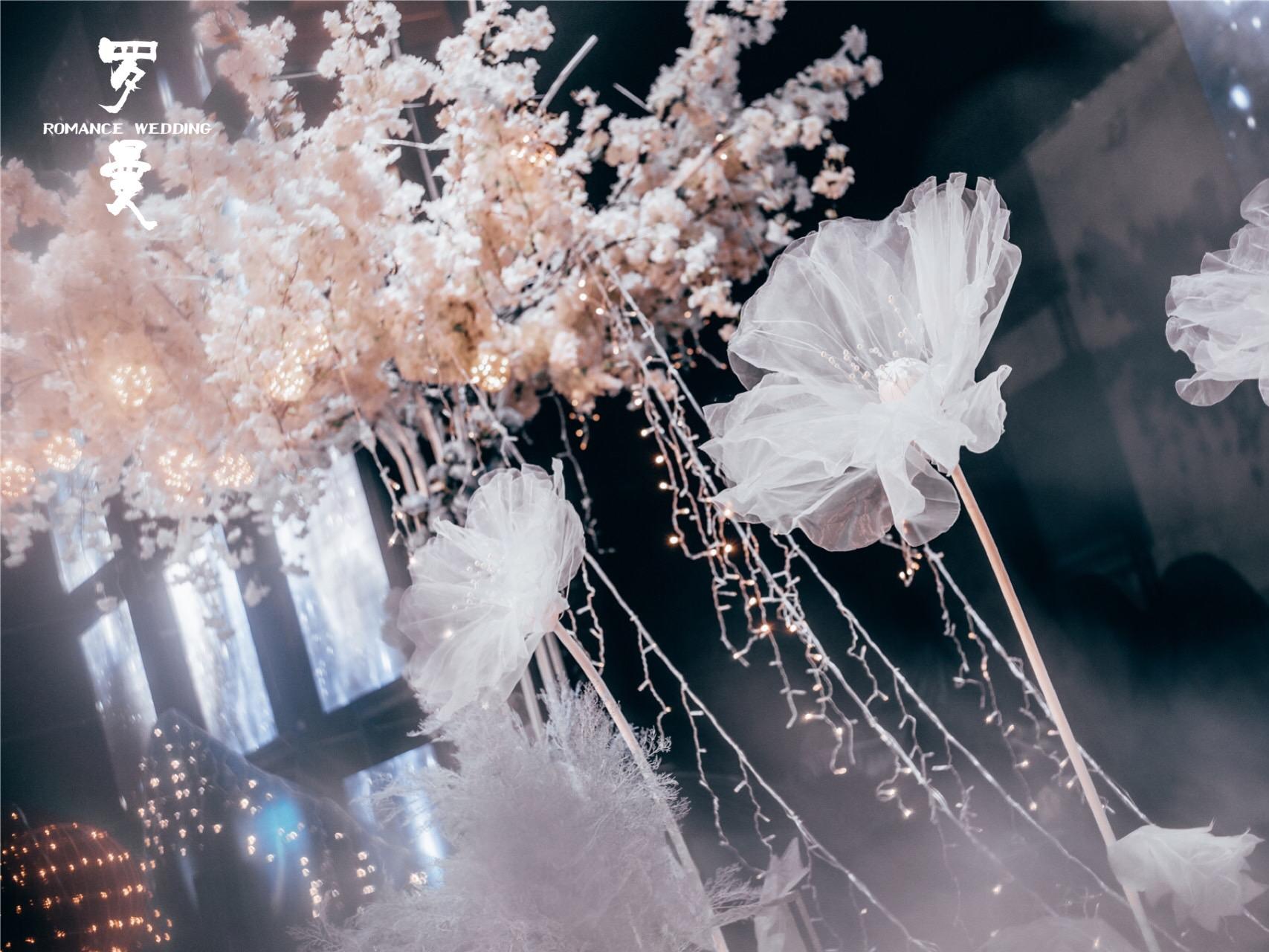 星辰相守雾霾蓝大气简约婚礼