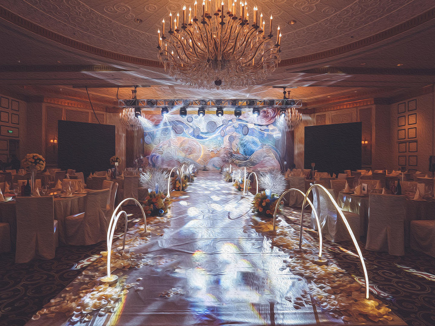 蓝色海洋中的吻  预算内的精致婚礼