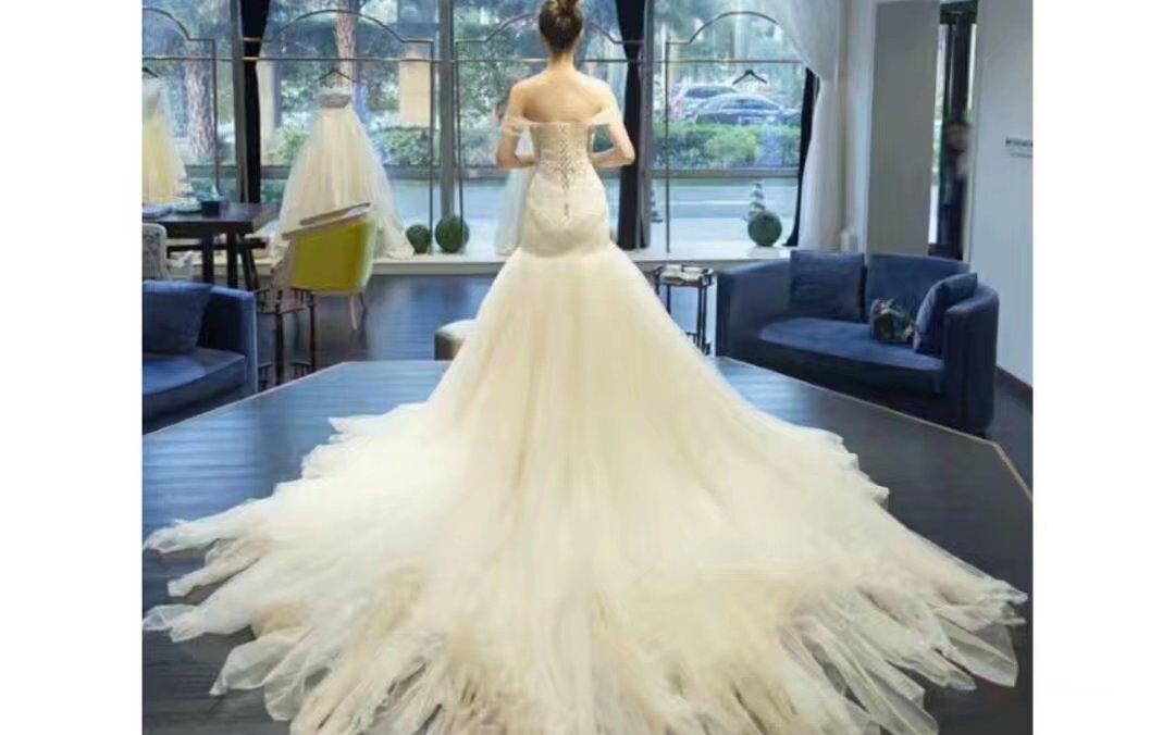 鱼尾婚纱制作_鱼尾婚纱