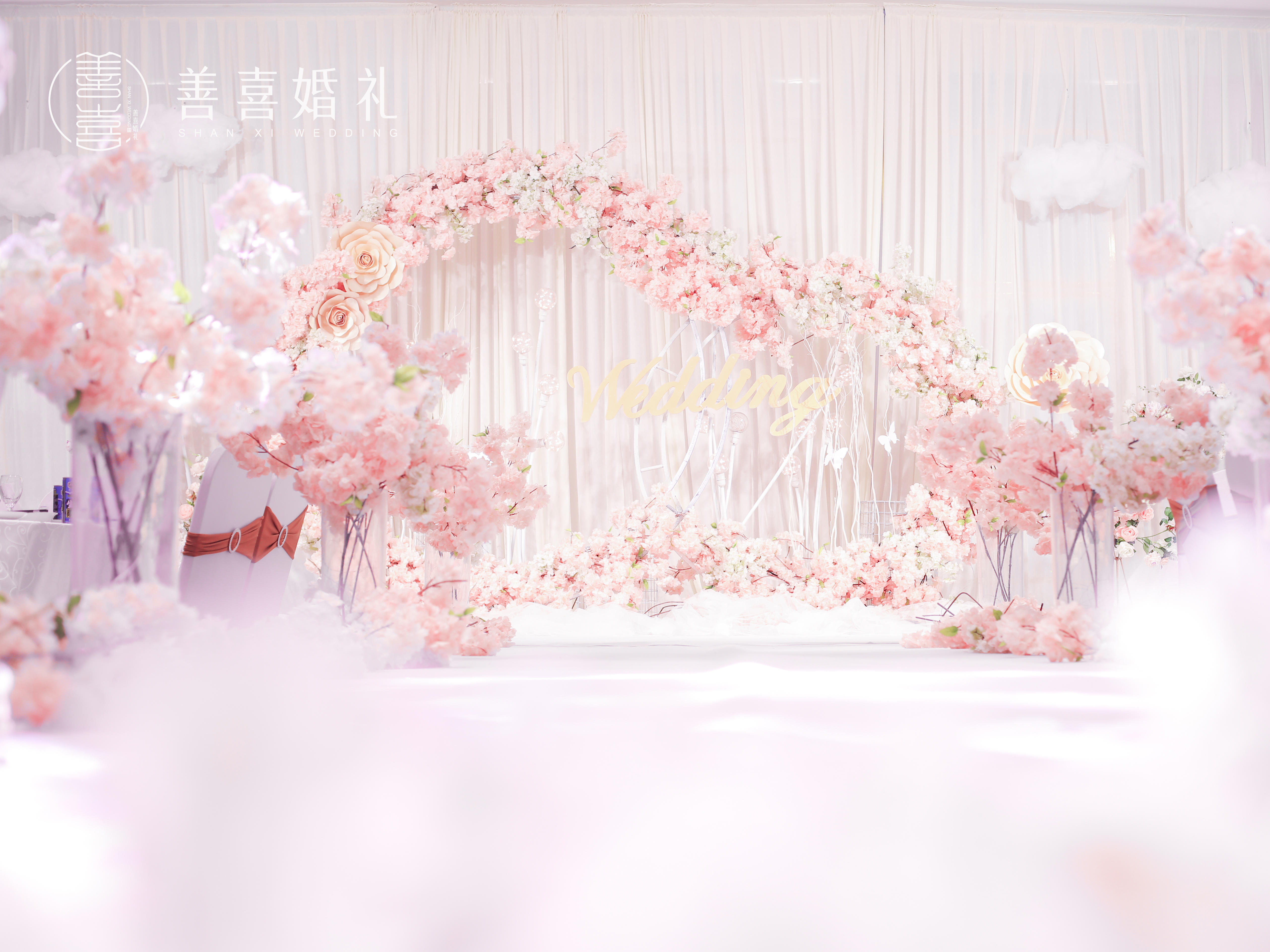 景德镇善喜婚礼          香槟   粉