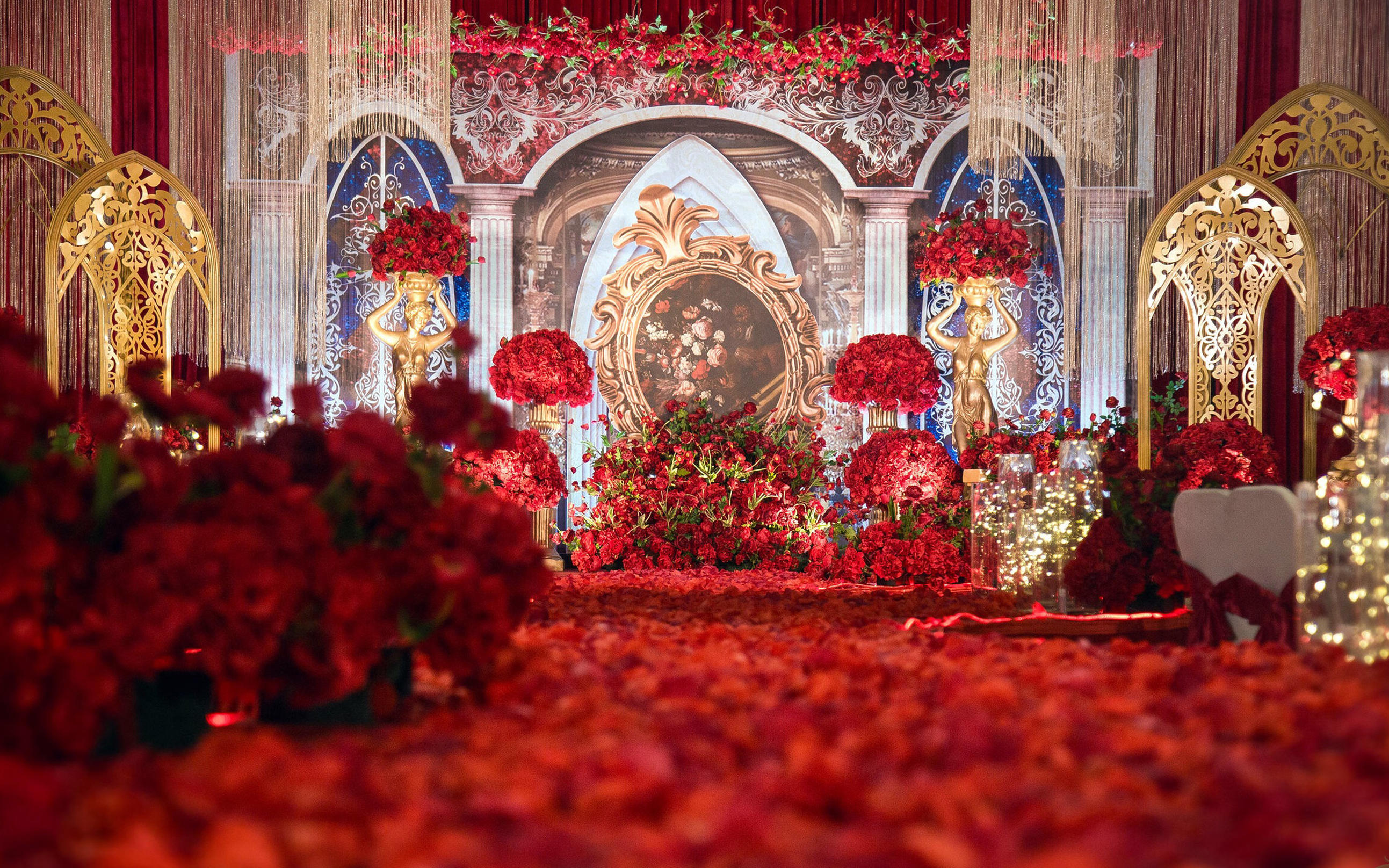 【个性定制，限时特价】现代复古红黑风格婚礼婚庆