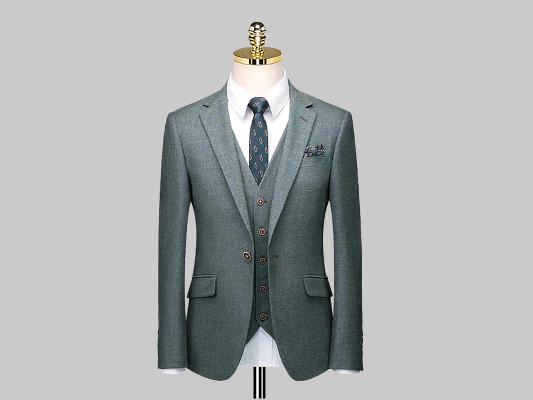 【结婚/商务】英格兰进口面料男士西服定制9件套 