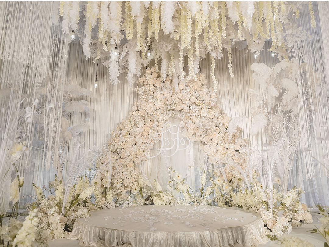 爱尔语典 香槟白大气婚礼【梦】