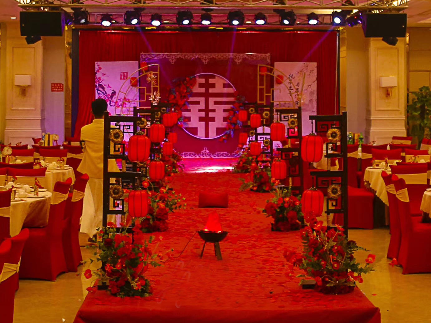 东兴市 红色 中式简约 婚礼