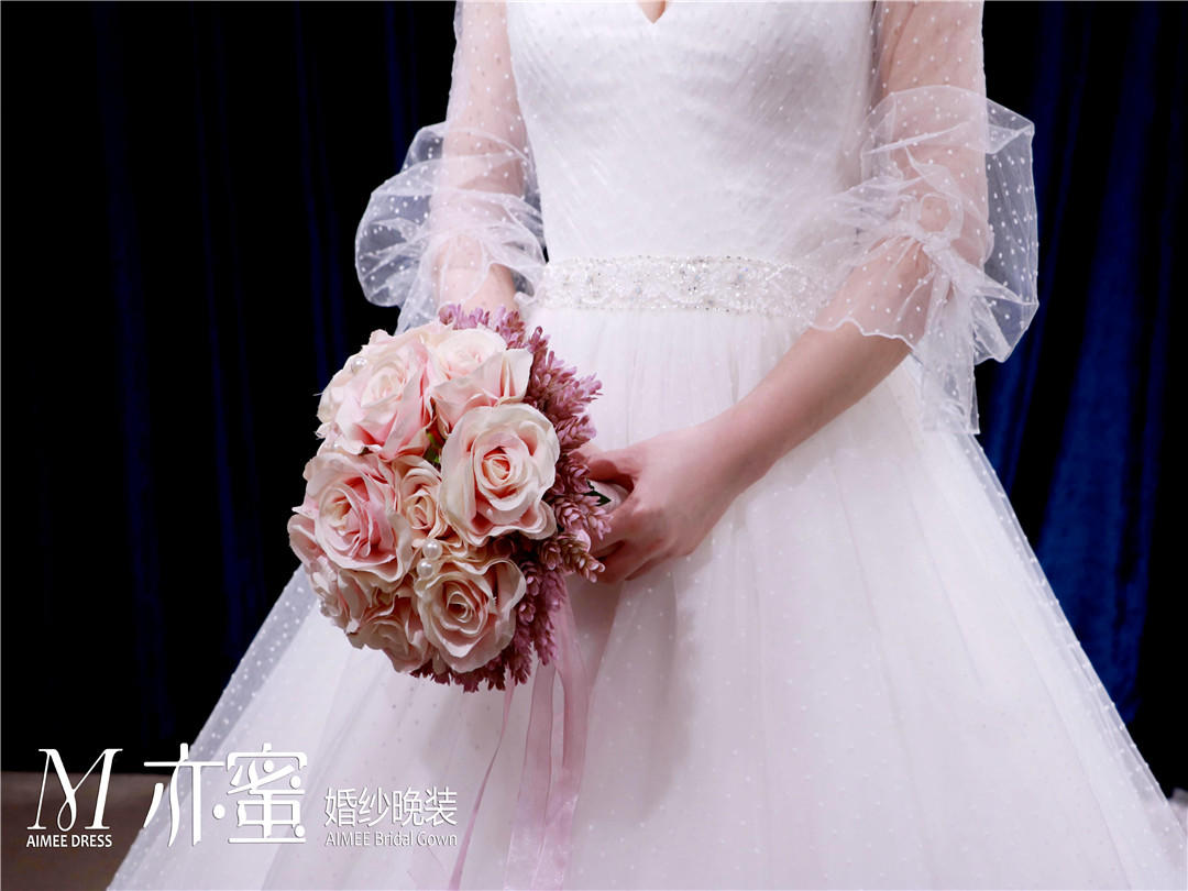 亦蜜*品牌臻选*婚纱五件套