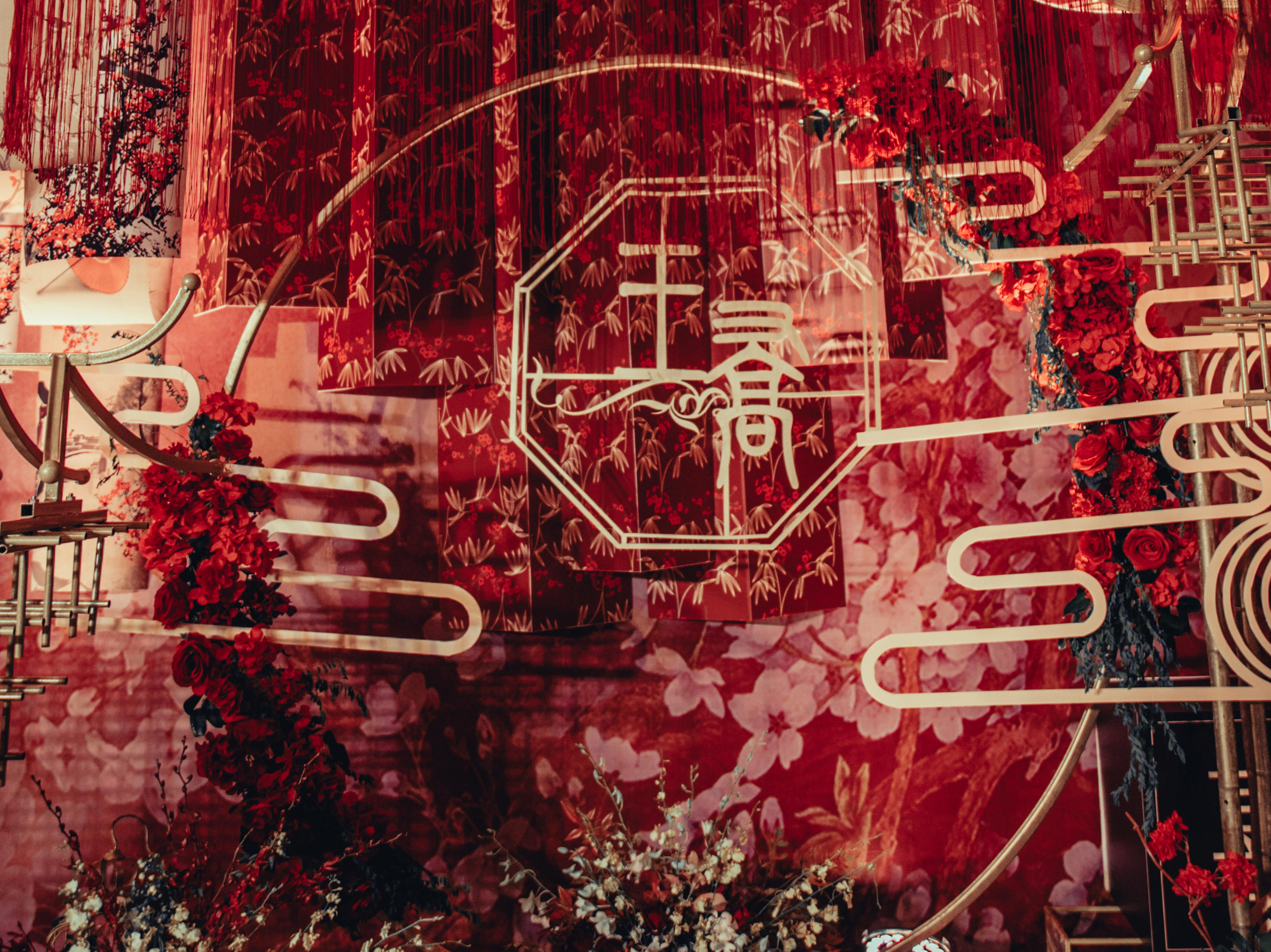 栢悦2019中国红新中式婚礼 仪式感强 简单时尚