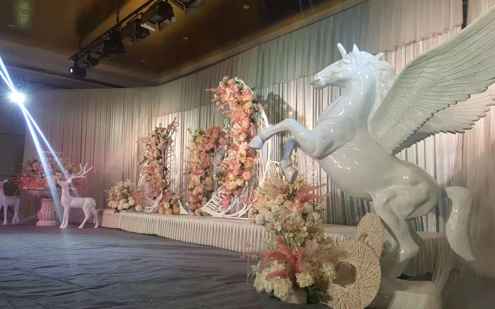 创新礼仪彩彩婚礼 粉色实景
