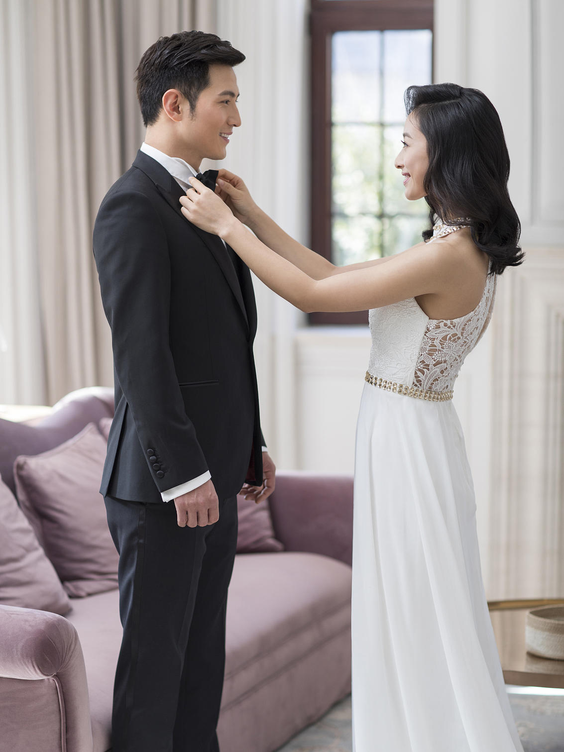 新郎结婚高性价比四件套西服/西裤/领带/领夹