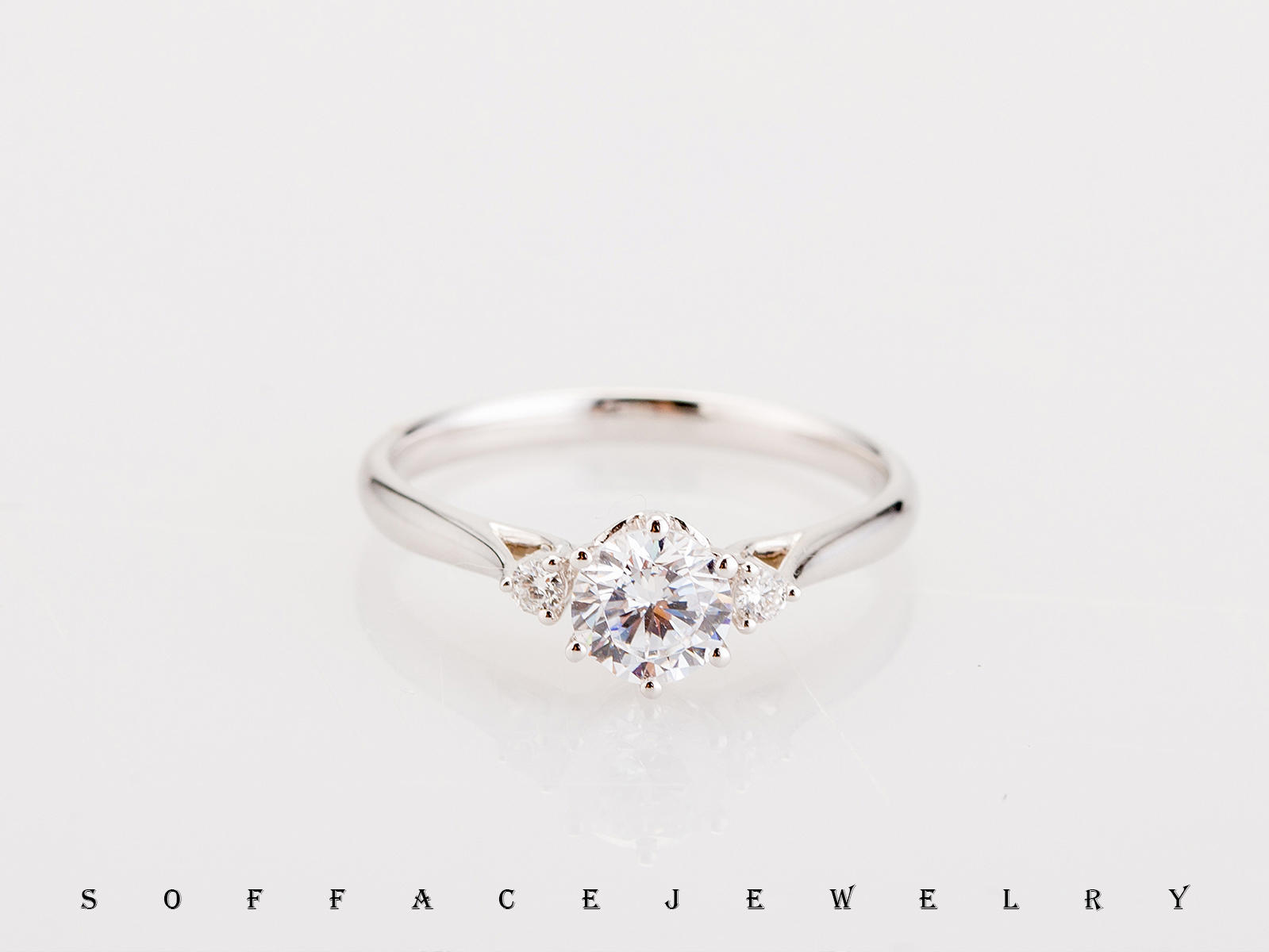 索菲斯|设计款结婚钻戒|伴随