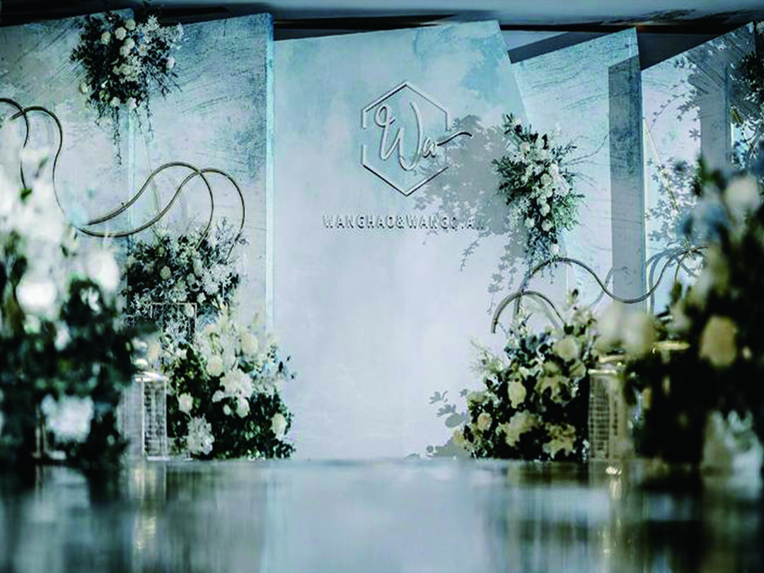 兰州桑上婚典灰蓝创意色调主题婚礼