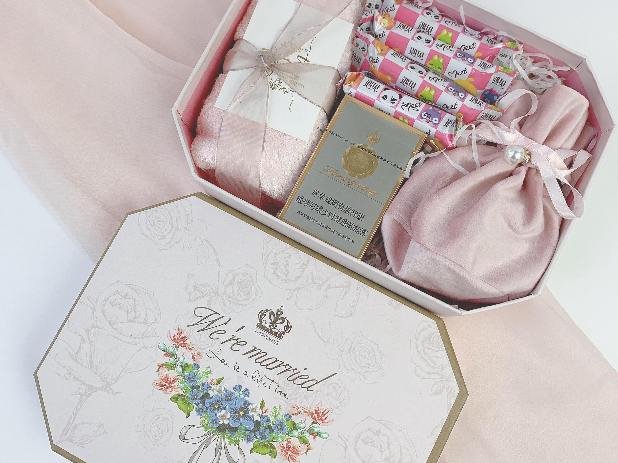 长沙回礼伴手礼粉色八角柔和浪漫个性实用礼物