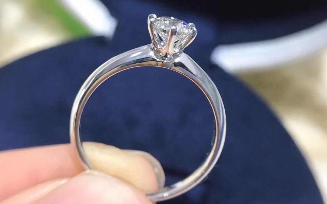 QC  求婚钻戒  私人定制 公主经典6爪