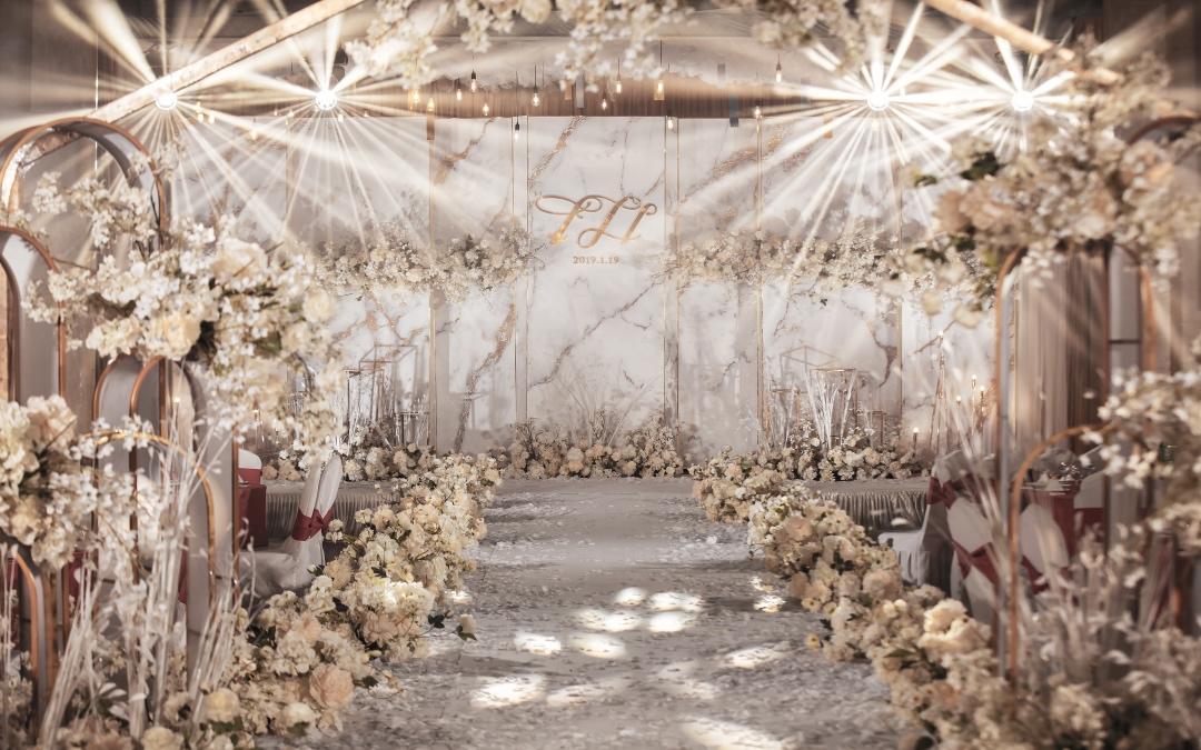 留白 | 香槟色西式大气