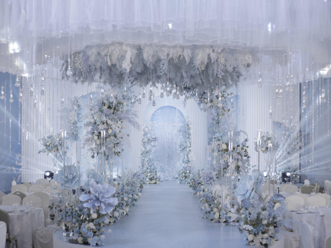 《壹合婚礼》淡蓝系 | 纯布置 |店家热卖款特推