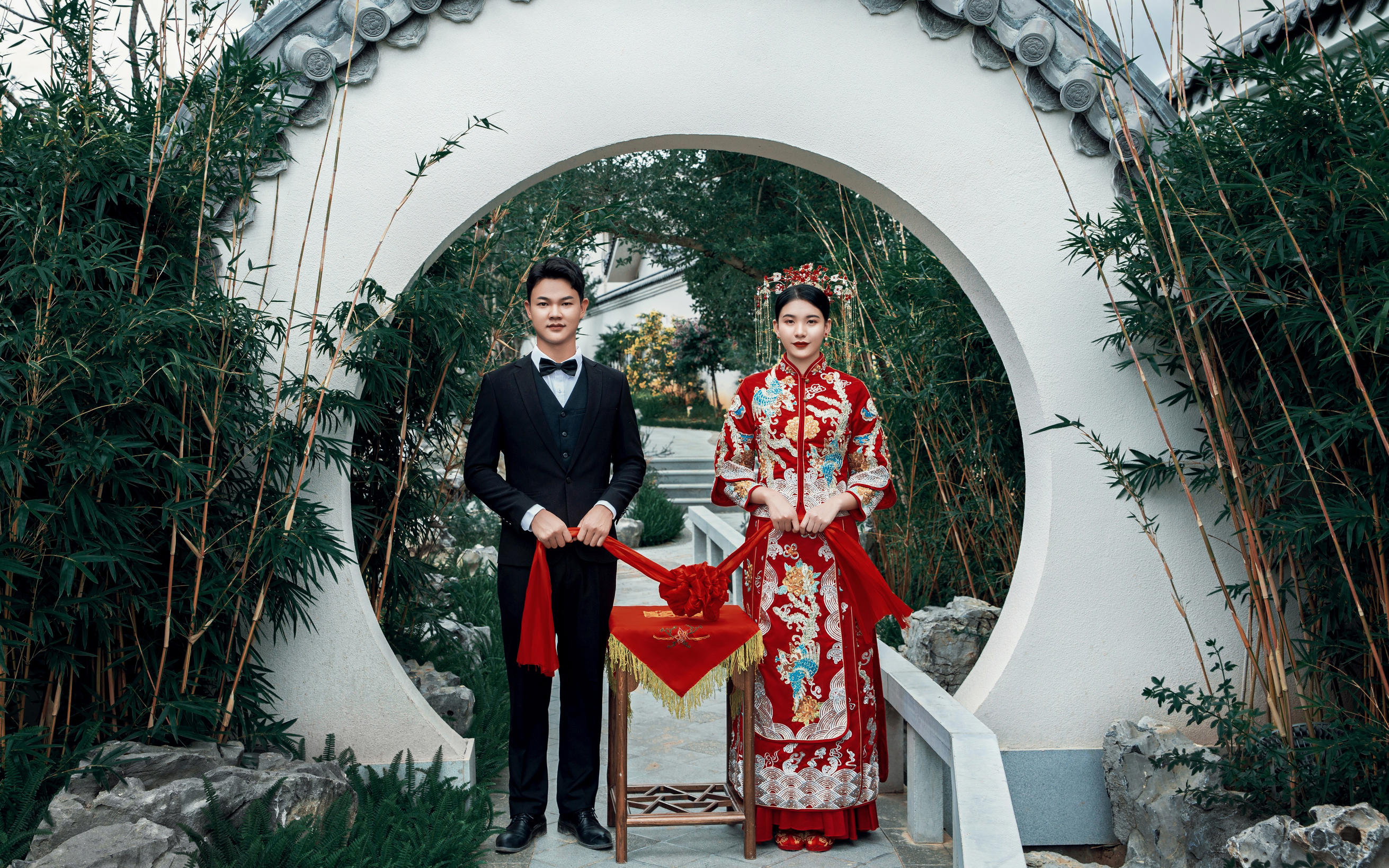 文山壹諕院外景拍摄，刷爆朋友圈的婚纱照