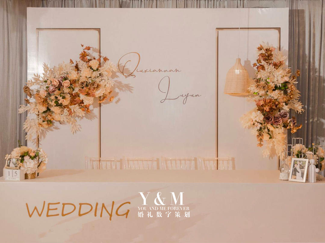 YAM婚礼 | 超高性价比 甜美温馨香槟系婚礼 