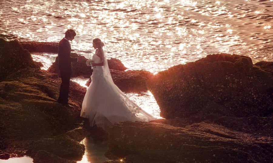 <夕阳>地平线作品