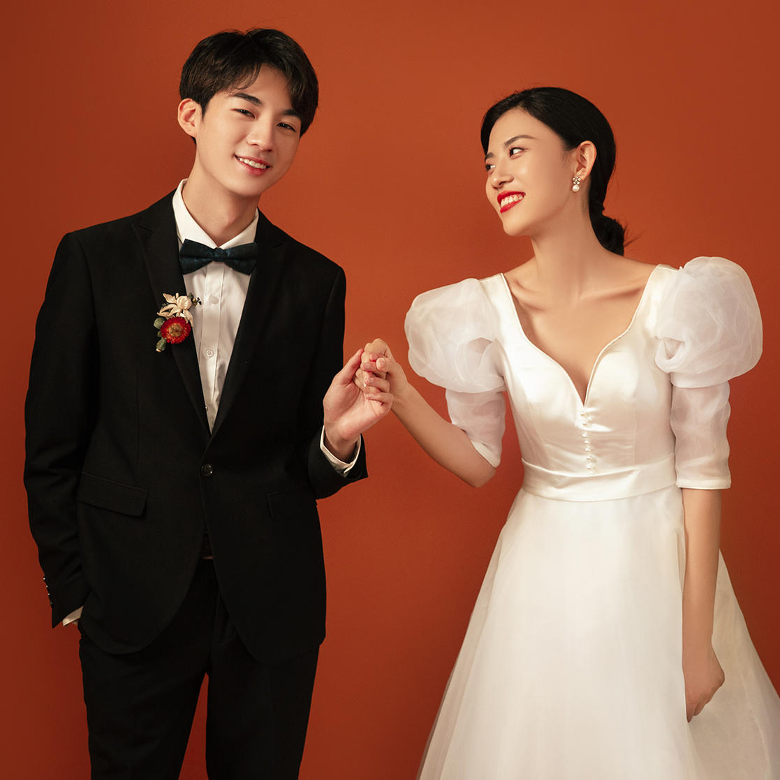 婚纱照也可以清新 情绪婚纱照