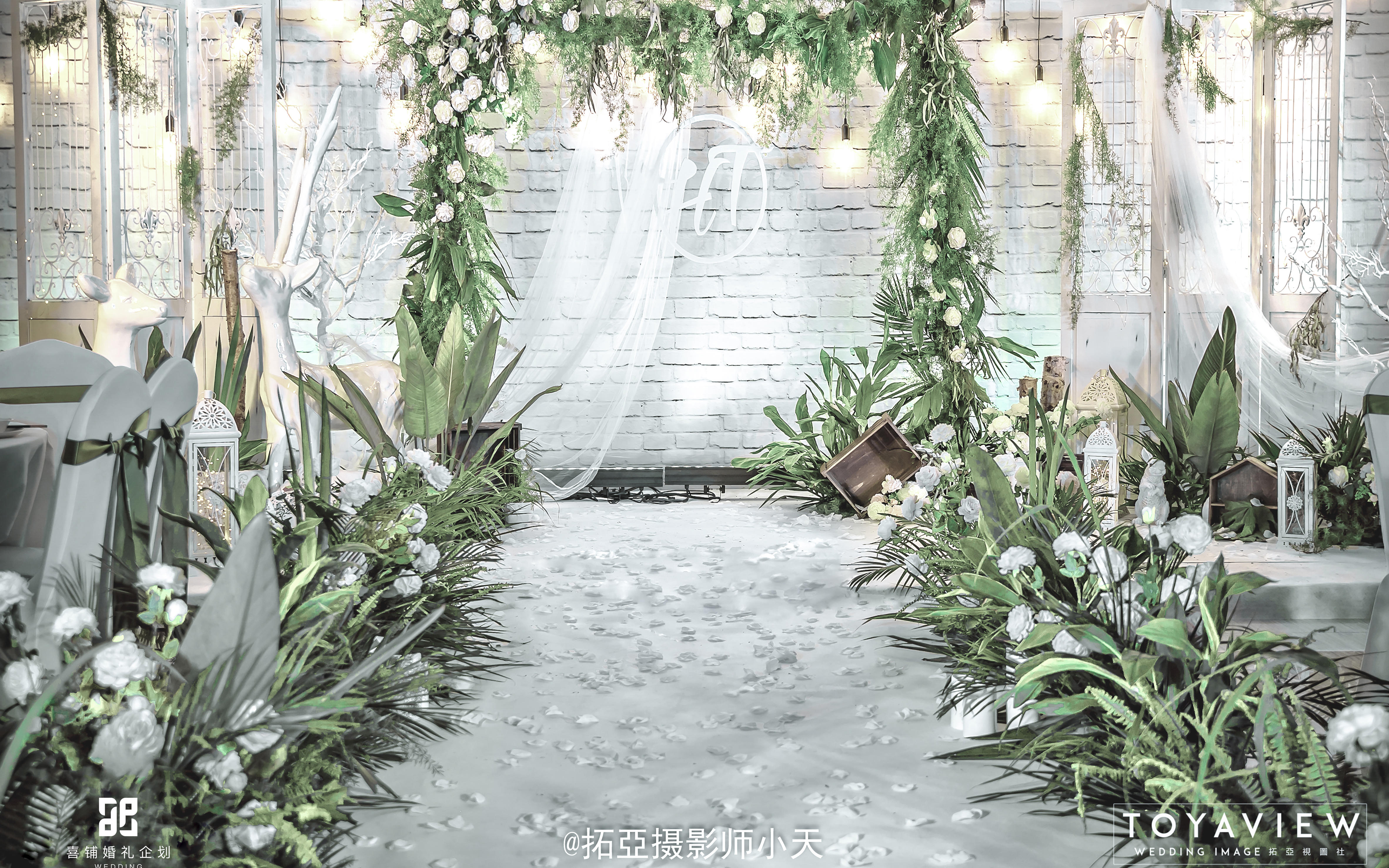 wedding喜铺婚礼【白绿的小清新】