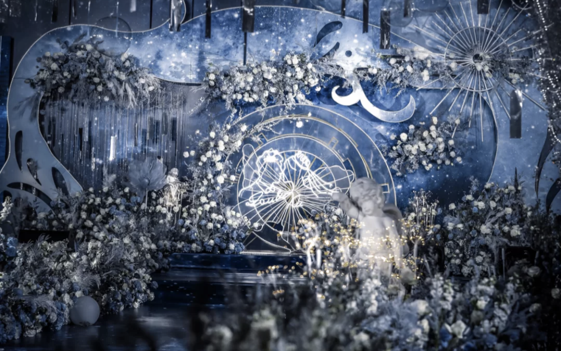 蓝色梦幻星空婚礼，亦果婚礼