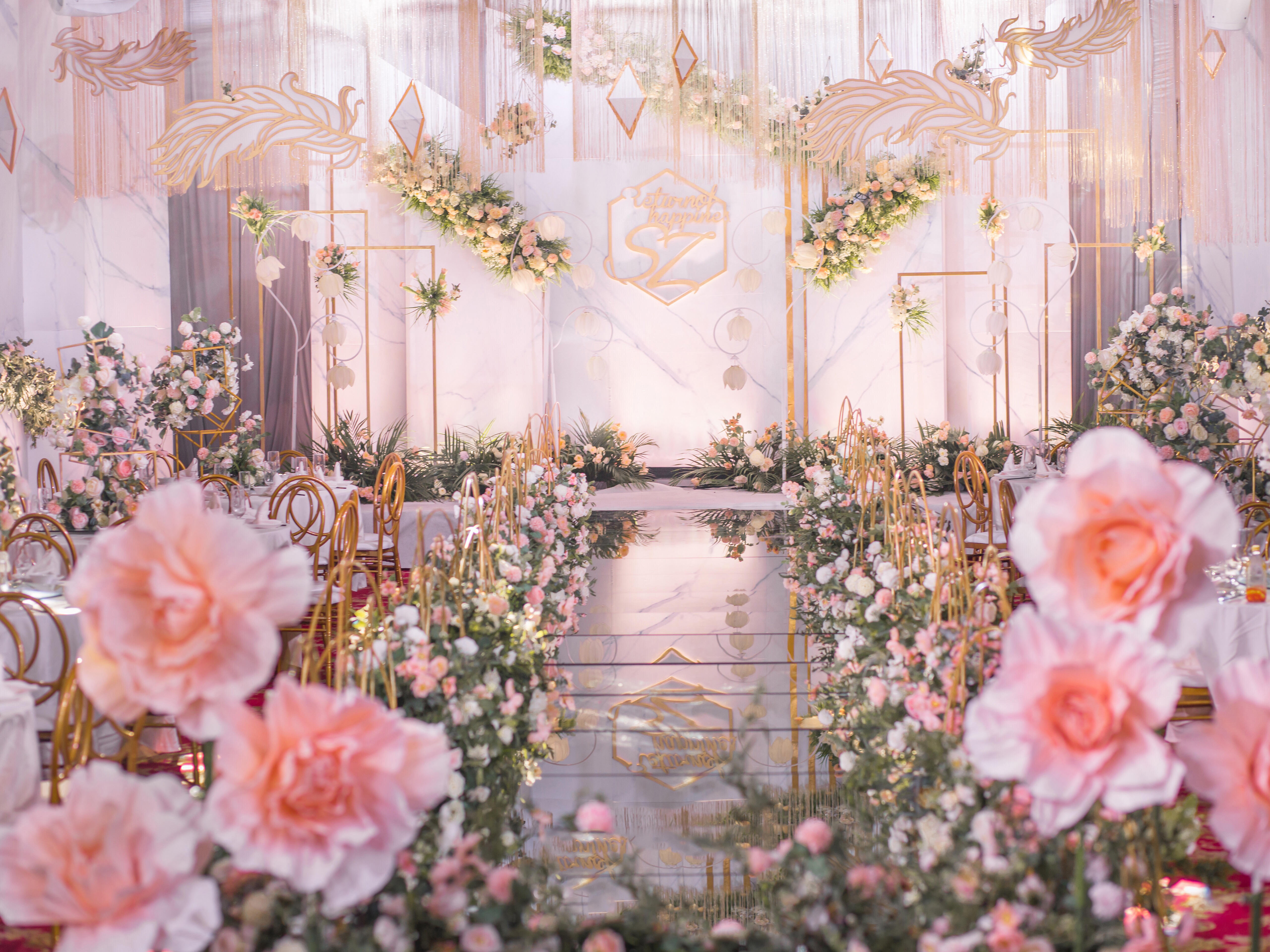 【晟世】唯美花满情浓婚礼套餐（含四大金刚）