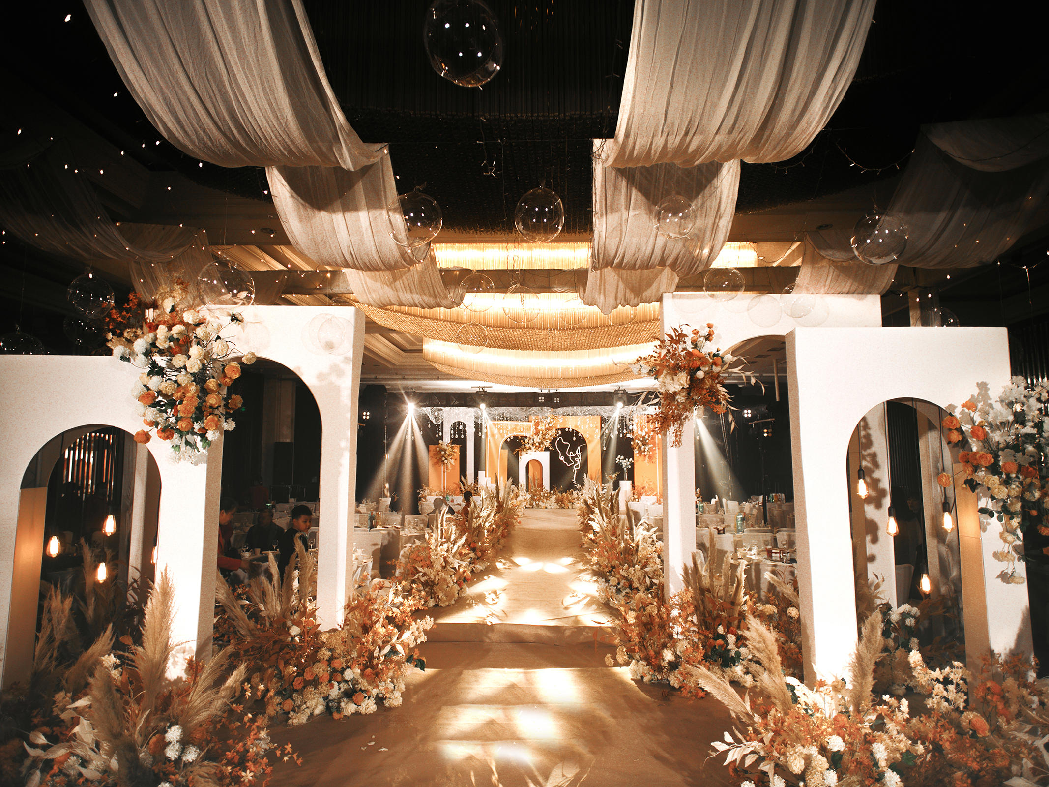 爱尔语典婚礼  泰式香槟色