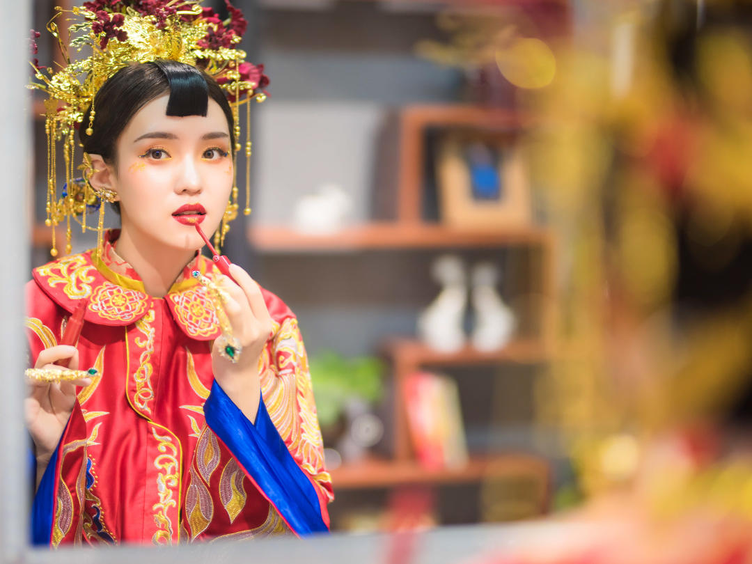 大宇造型首席化妆师大宇造型老师全程跟妆