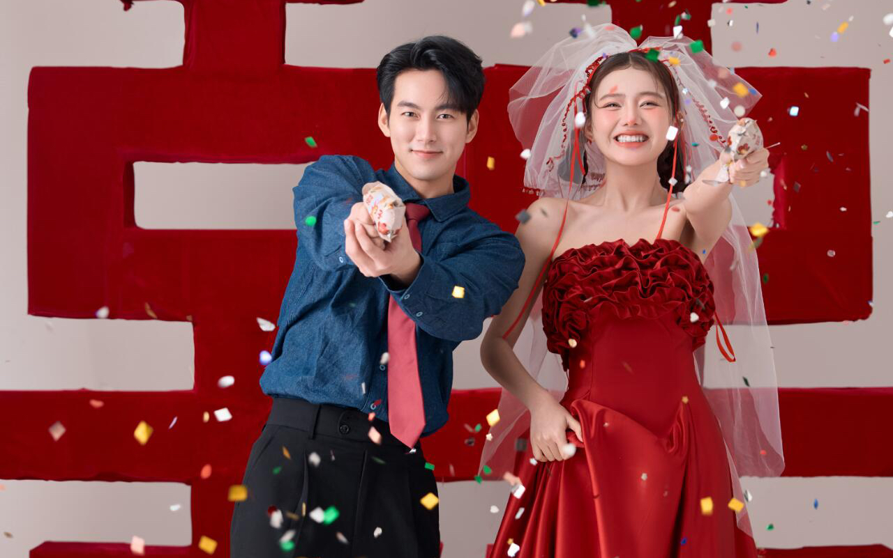 全家人都在夸的轻复古喜嫁婚纱照