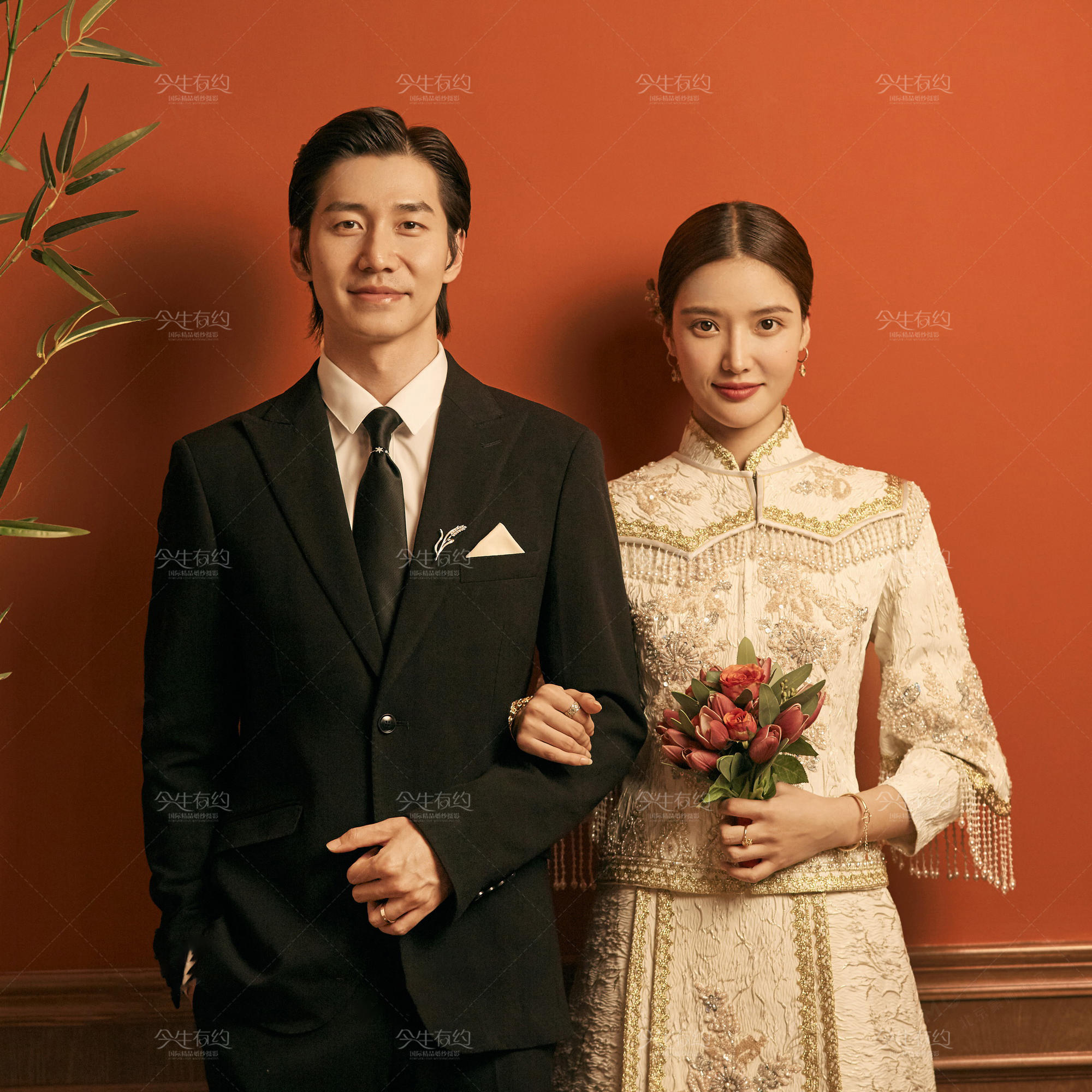 人气热拍简约中式婚纱照【喜欢你】