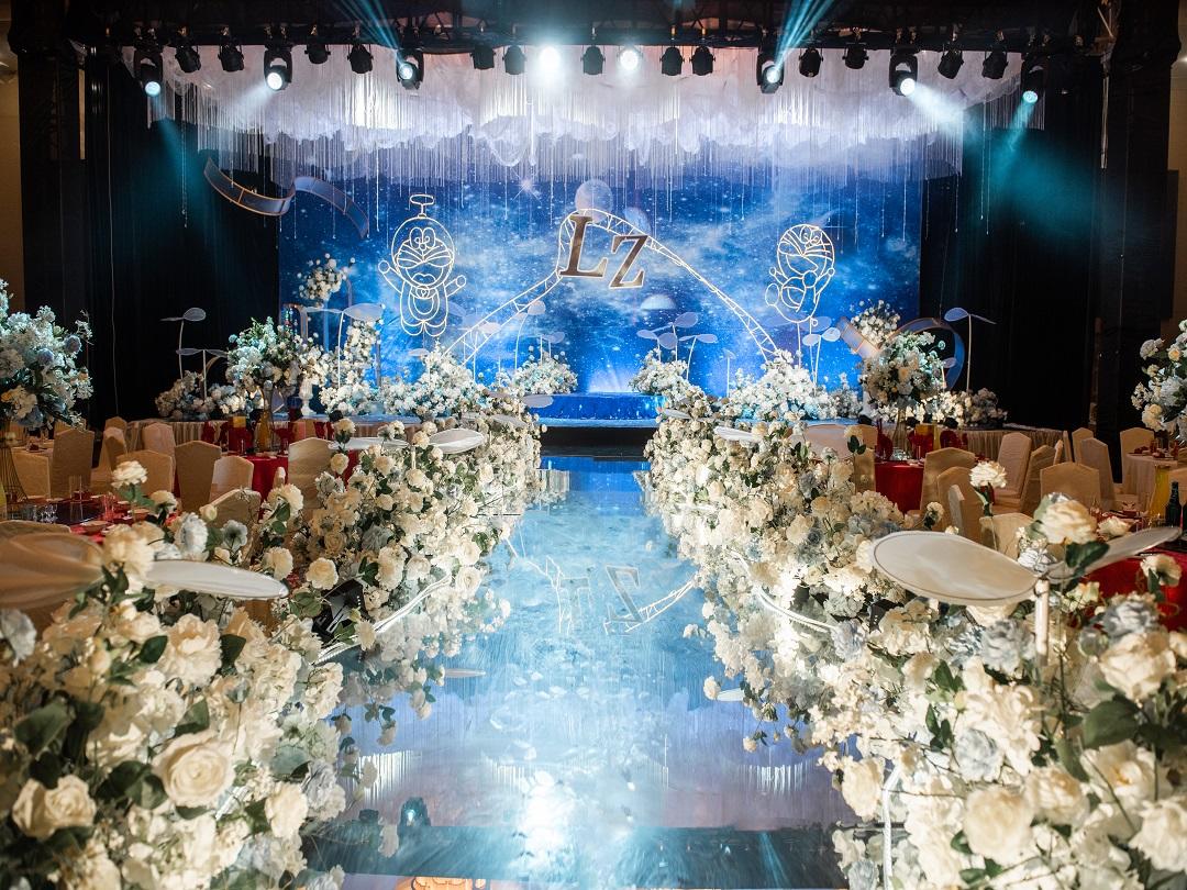 梦幻庄园婚礼工作室.苍溪国大.哆啦A梦主题婚礼