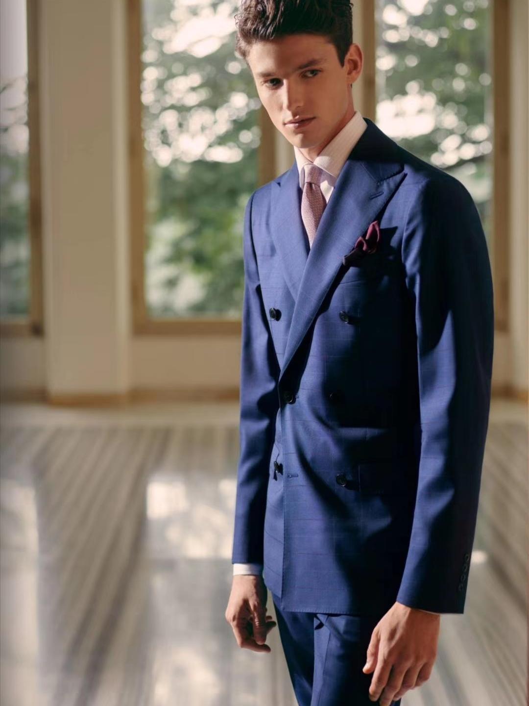 进口混纺面料西服 8 件套 结婚西服 西服定制