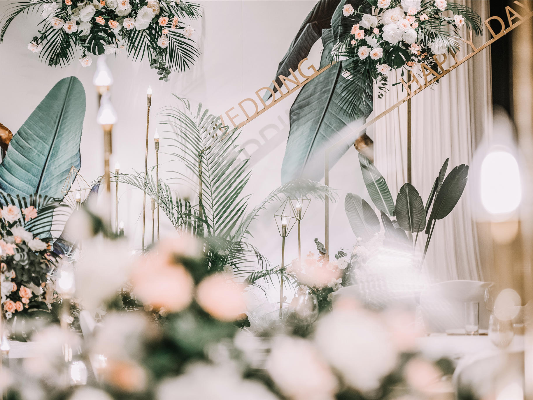 柏菲婚典——白绿色北欧ins简约风