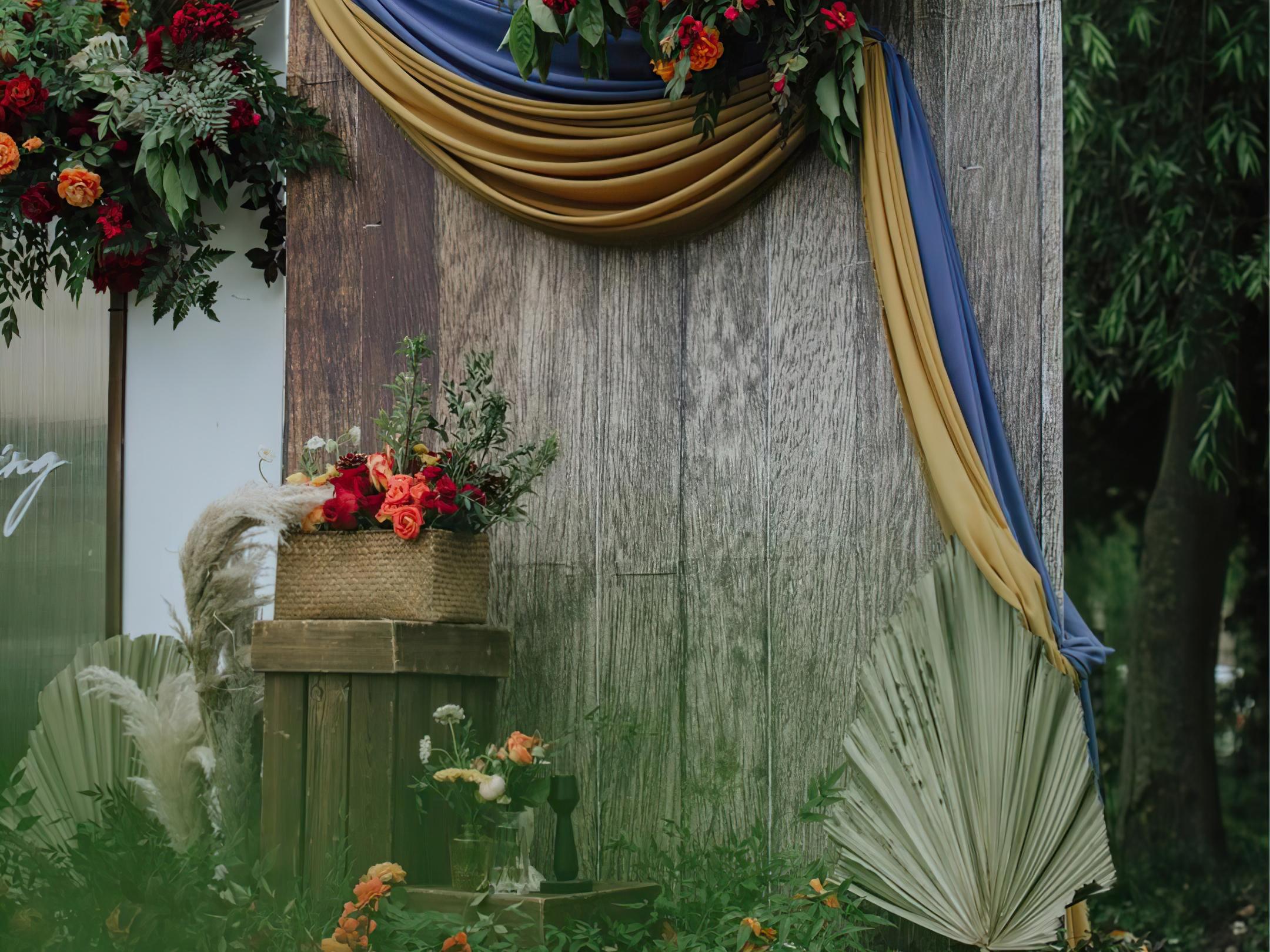 森系复古小清新户外浪漫婚礼