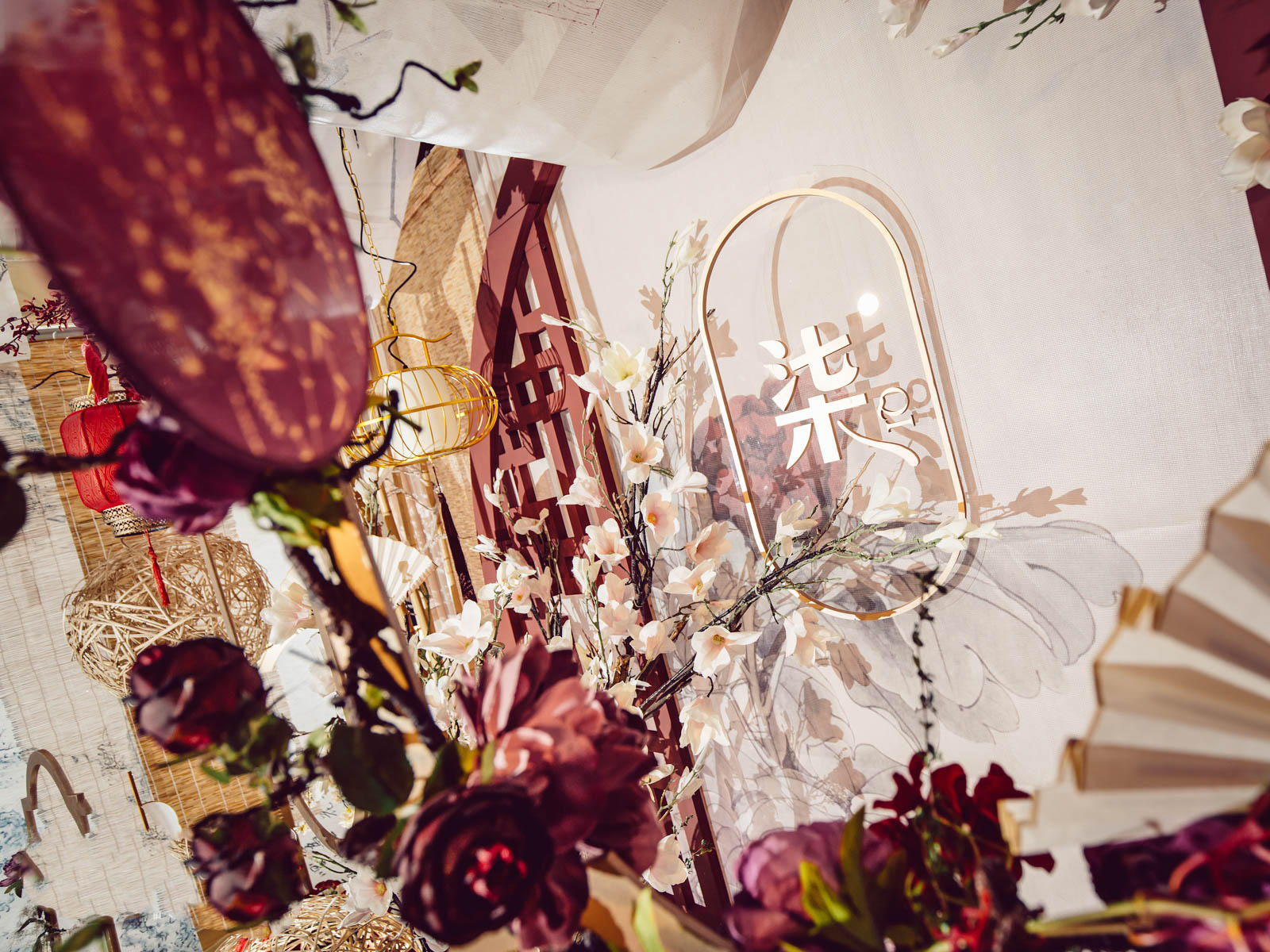 【疫情期间直降2千】红金中式布置＋首席四大+花艺