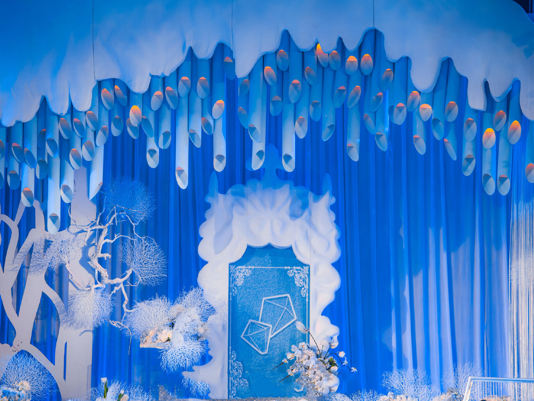 【唯诺婚礼】私人订制 蓝色 冰雪世界