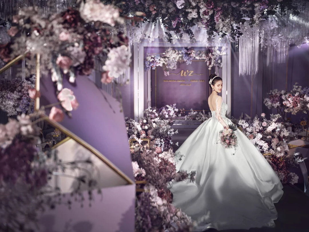 【喜时】初秋必备 烟紫色油画婚礼