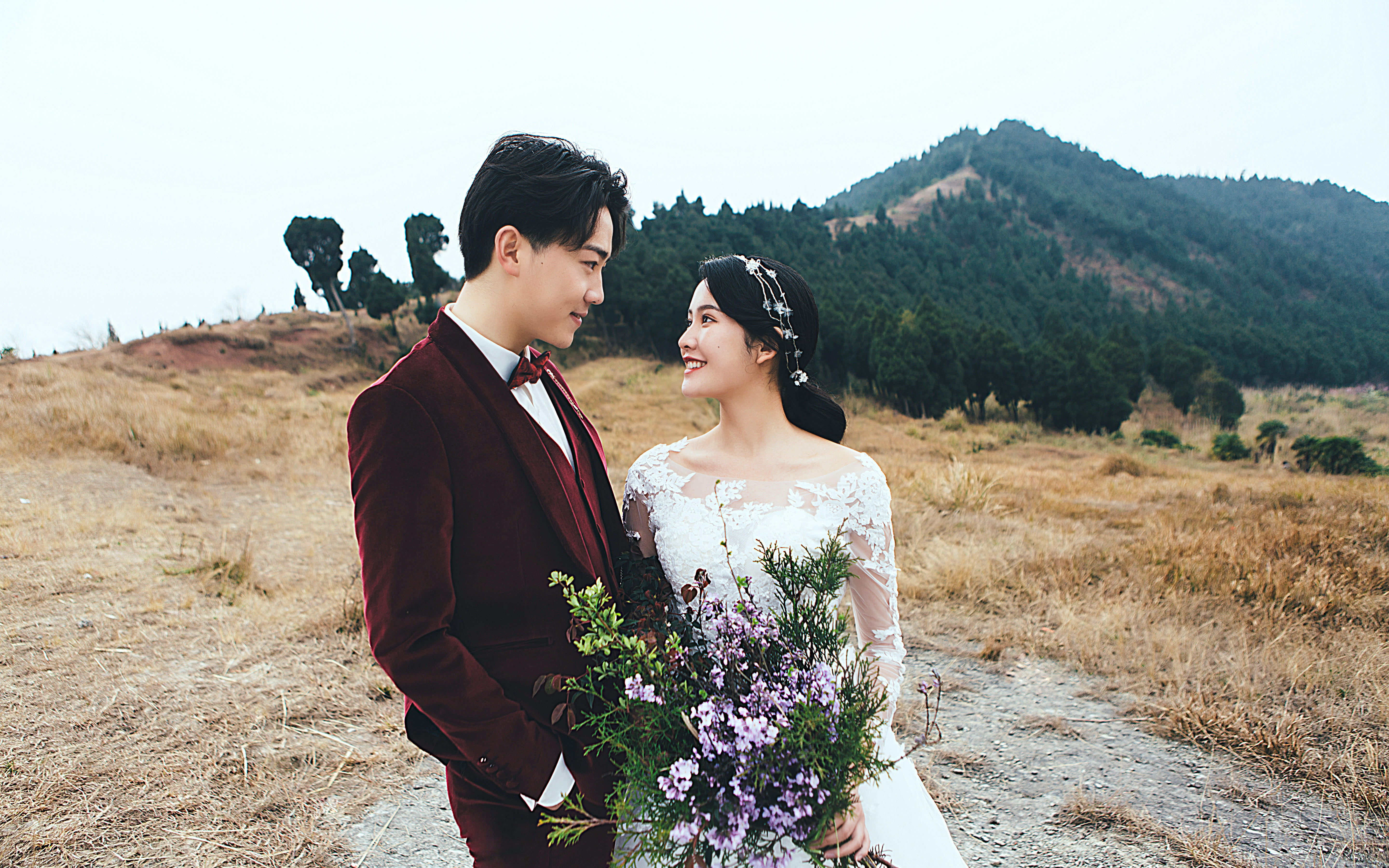 旅拍定制套餐国内热门景任选订单送全新婚纱