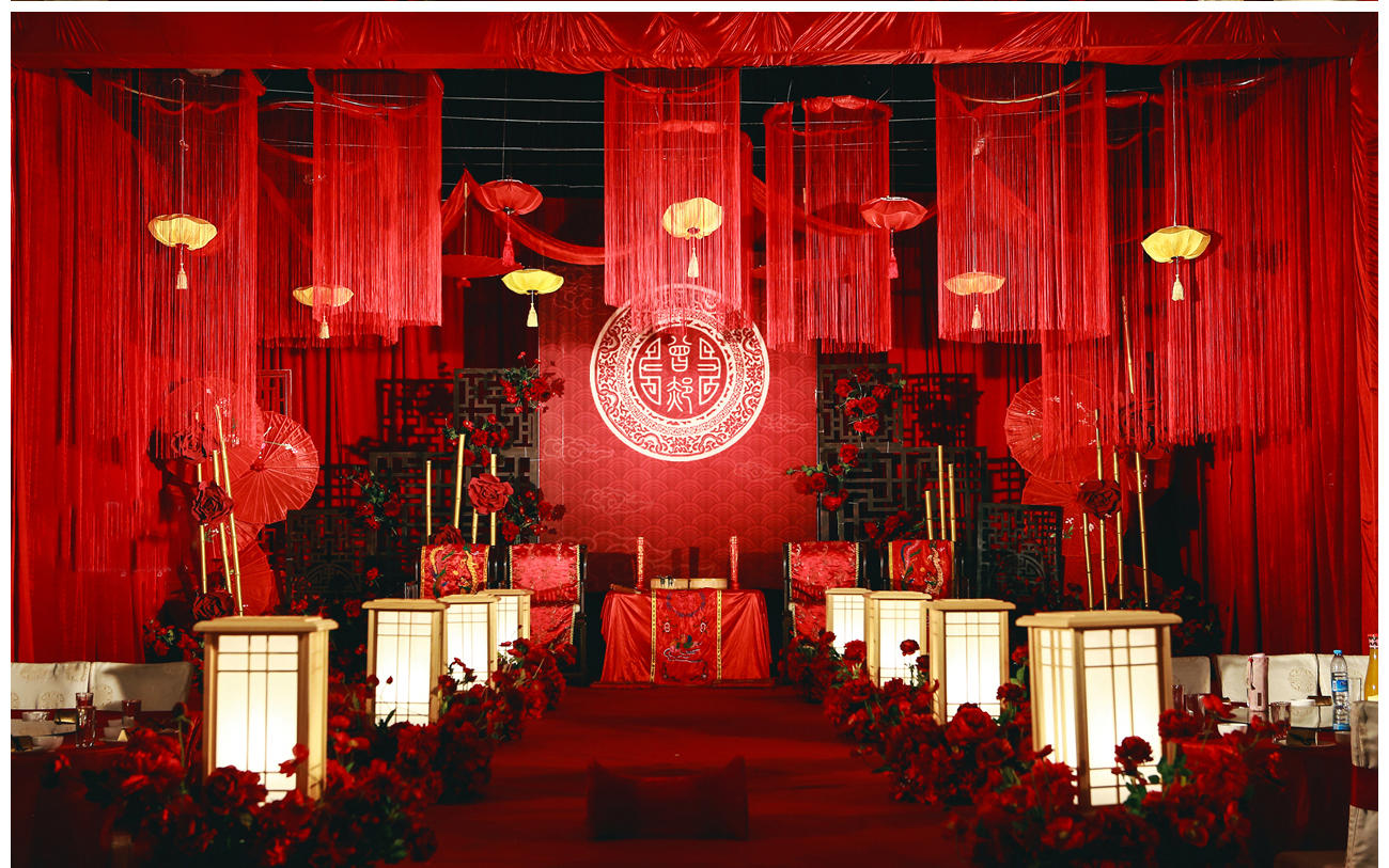 传统中式红色系婚礼{连理枝}