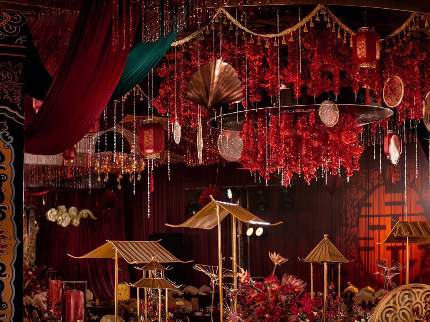 【中式】传统中式大气婚礼-红色主题-流程定制