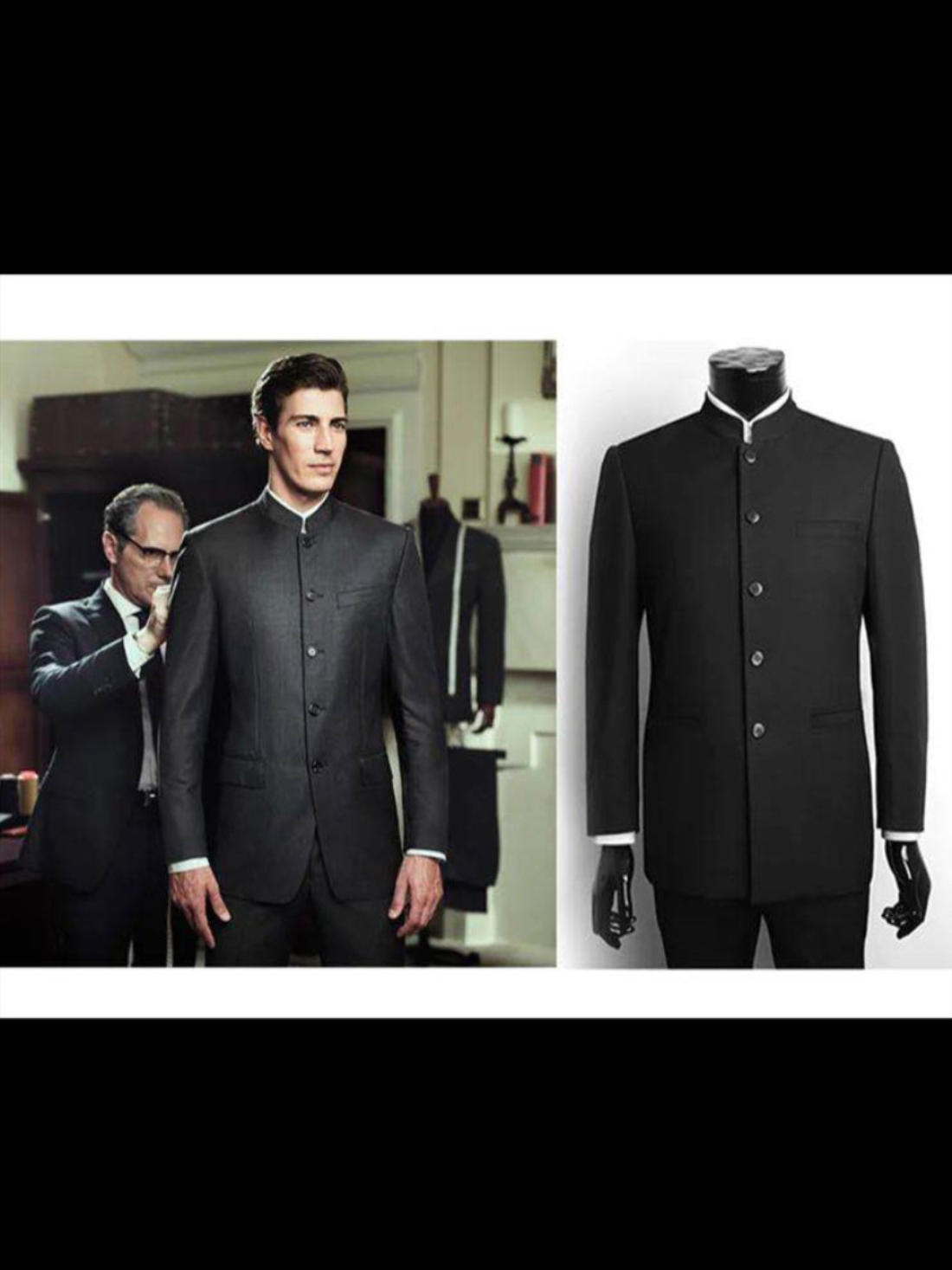 男生西服定制三件套青年装