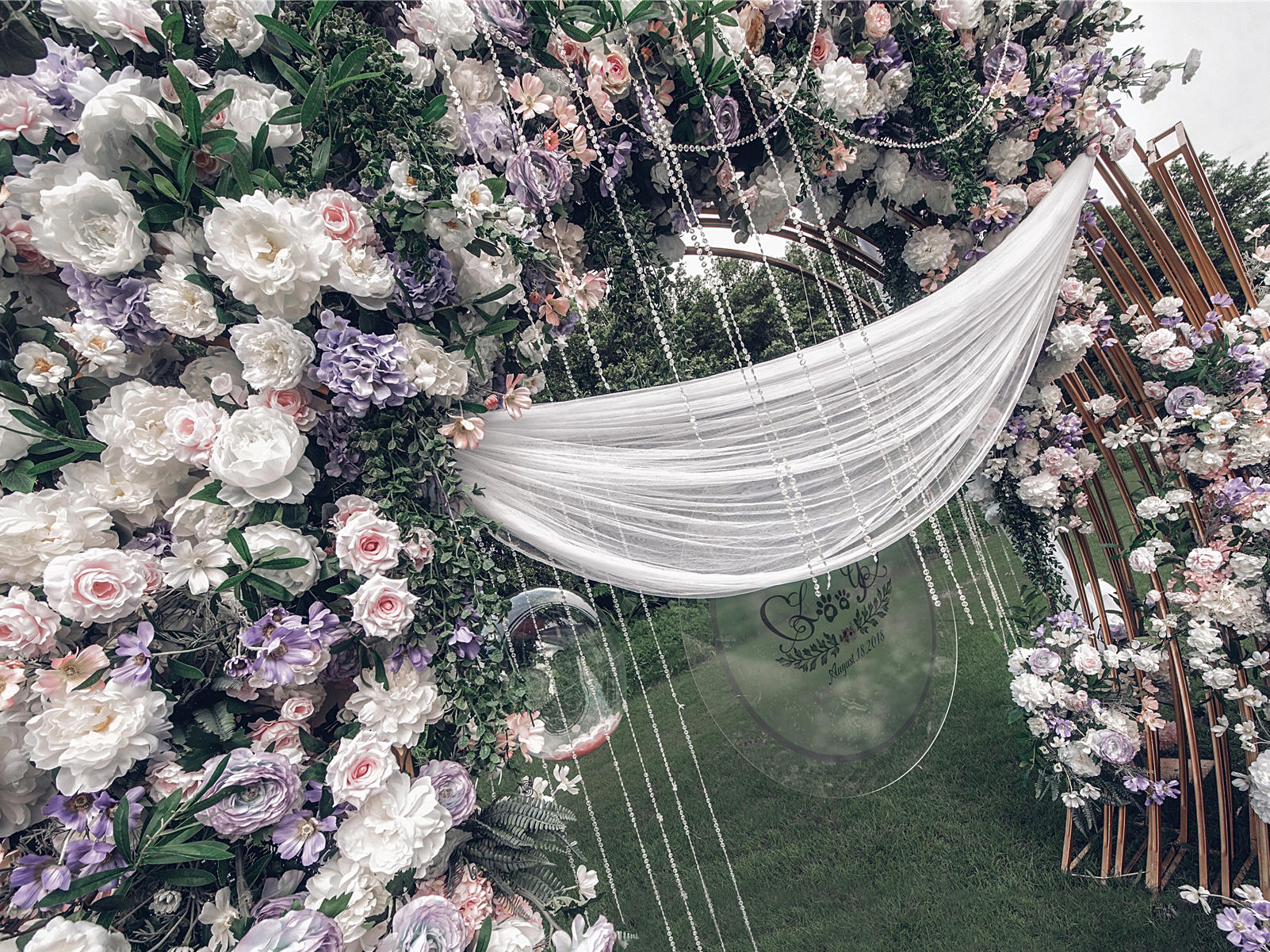 【Wedding Plus】紫色唯美婚礼布置