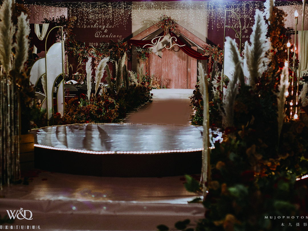 惟你 复古美式乡村风格 精致小众婚礼