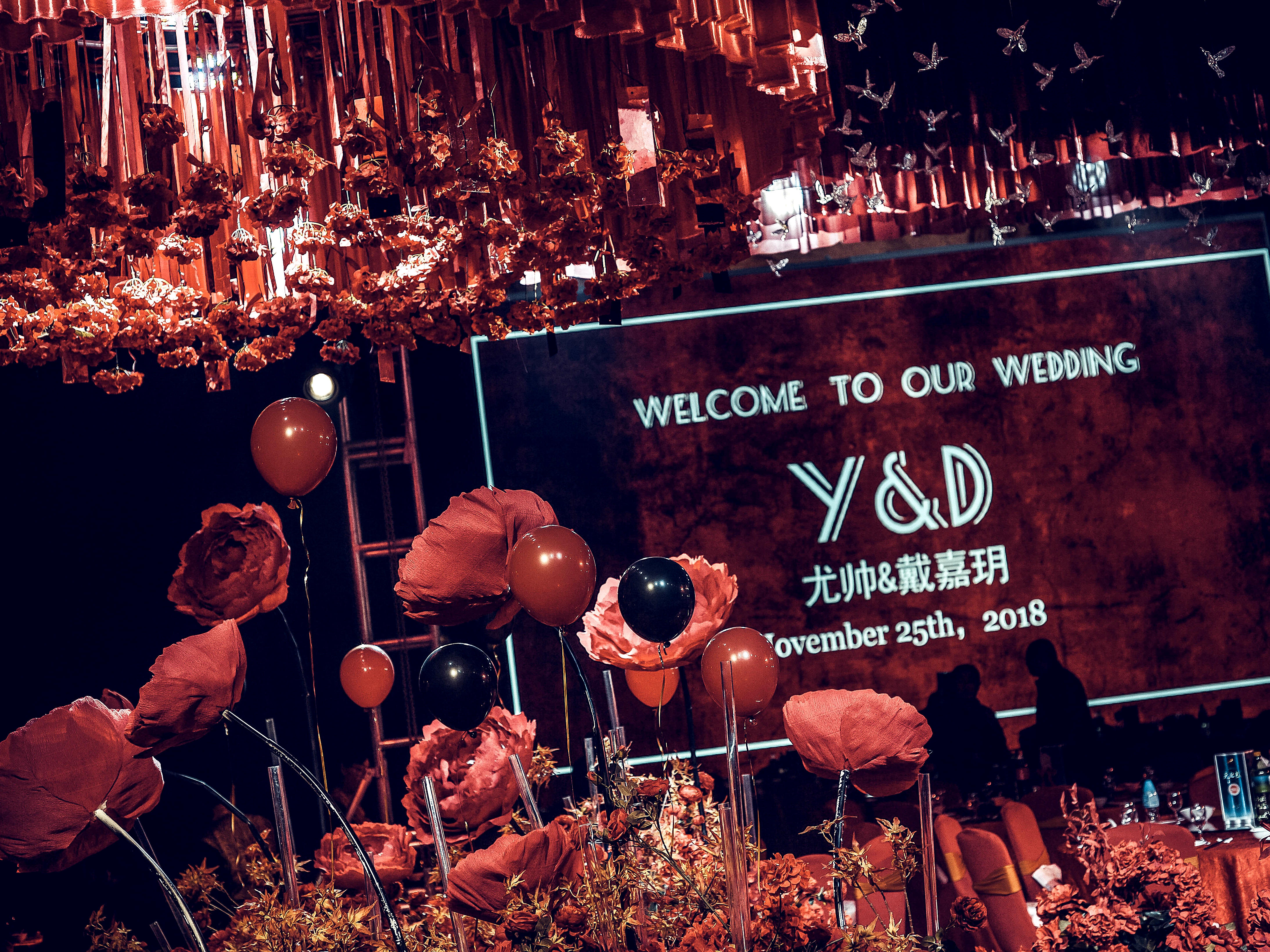 【高端婚礼】【红黑色系】轻奢与质感并存的高级配色