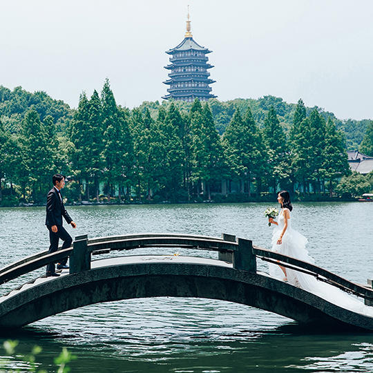 杭州城市旅拍+西湖热门外景+10服+10造