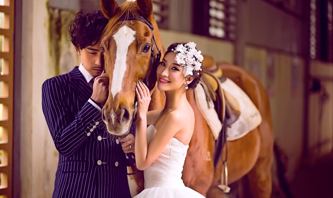 null秀秀新娘造型