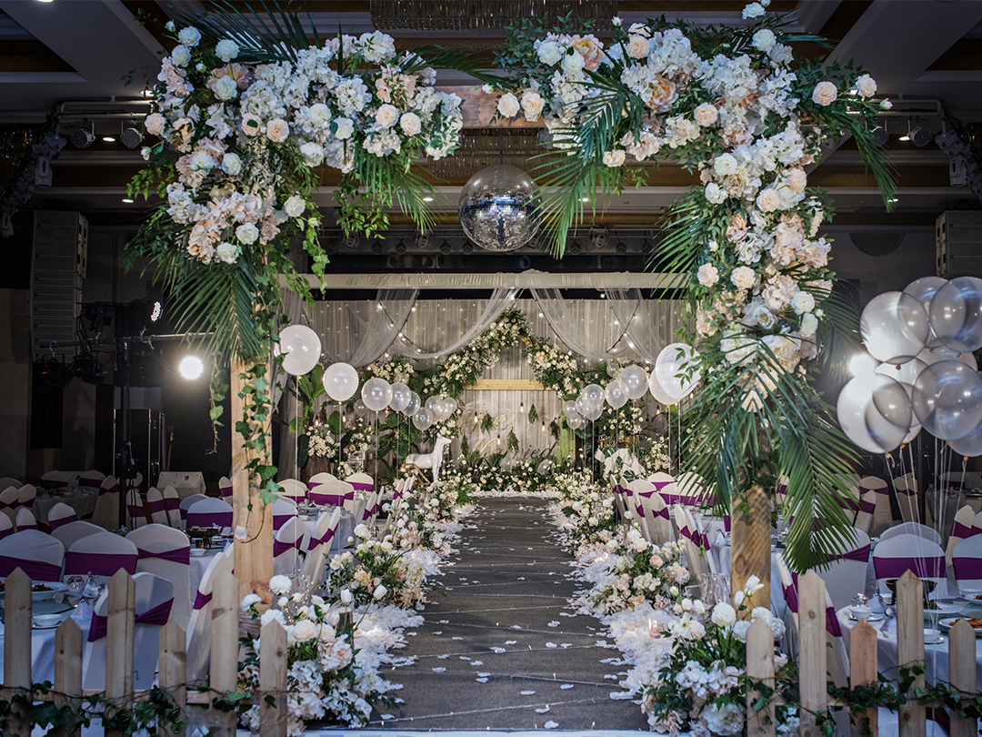 爱尔语典  白绿色森系小清新婚礼