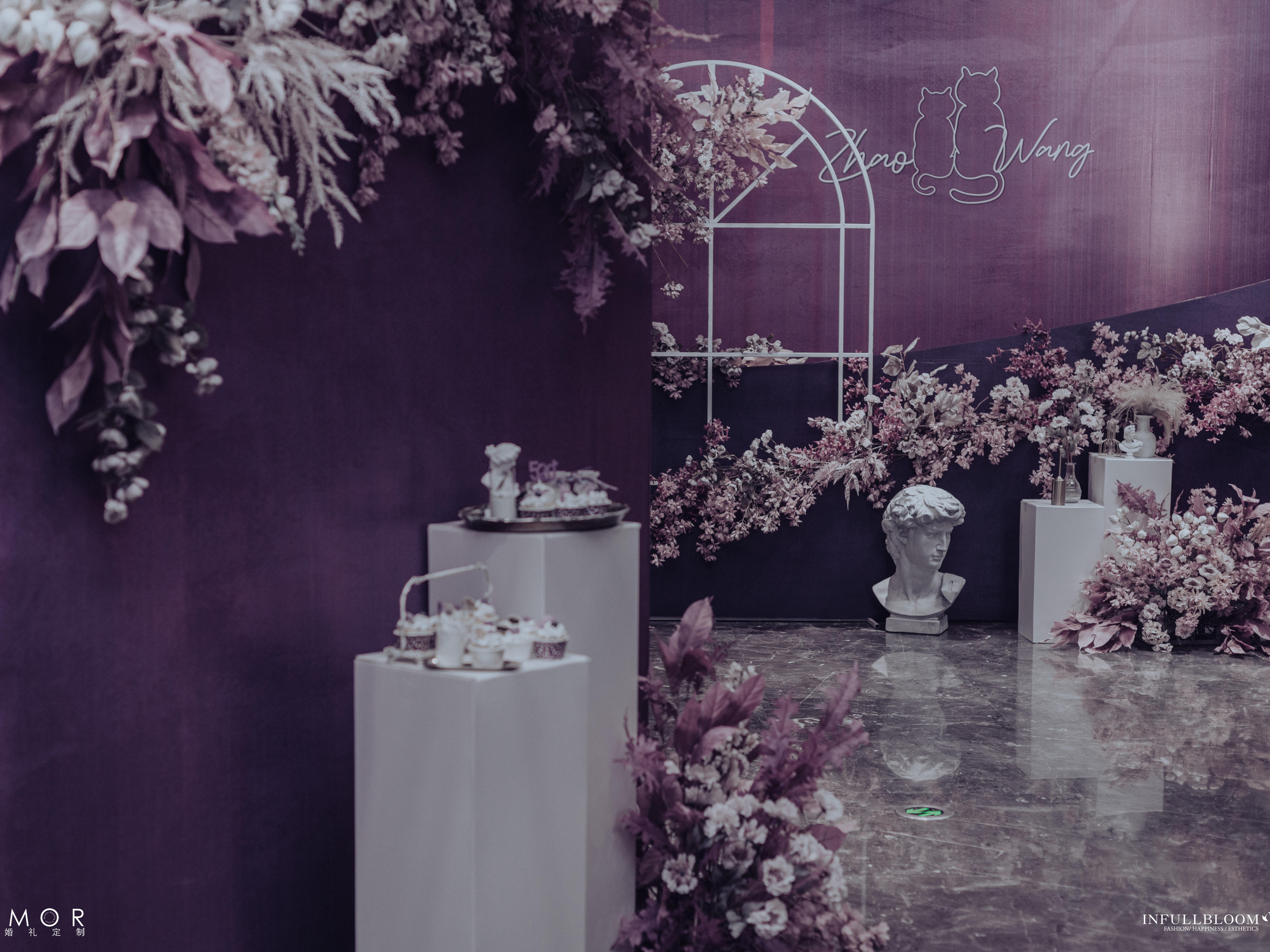 【MIAMOR】粉紫調(diào)的溫柔與浪漫 西式婚禮