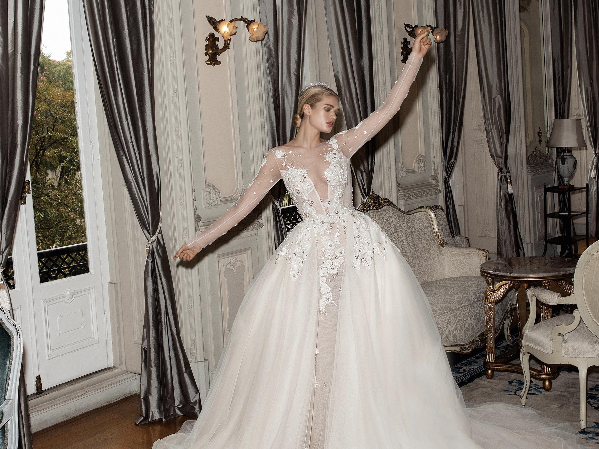 【奢华三件套租赁】拖尾主纱+敬酒礼服+出门纱秀禾